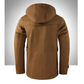 Lange winterjacke für herren - wasserdicht mit kapuze und praktischen taschen