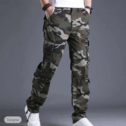 David – stylische cargohose für herren