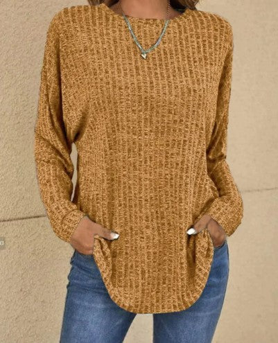 Ava – langärmeliger wollpullover für den frühling