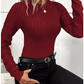 Holga - elegantes stricktop mit muster