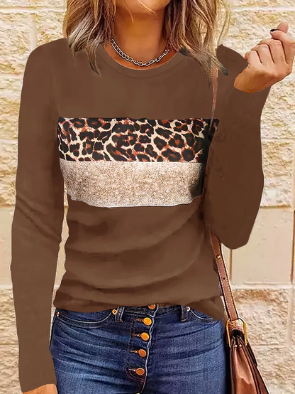 Emmi | das schicke langarmshirt mit leopardenprint