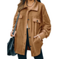 Isabella – fleecejacke mit knopfleiste