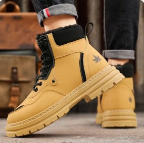 Levi - schneestiefel für herren mit dicker sohle