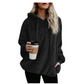 Zera - damen-fleece-sweatshirt mit reibverschluss am ausschnitt