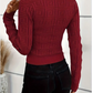 Holga - elegantes stricktop mit muster