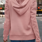 Anzu – kapuzenpullover aus baumwolle mit puffärmeln