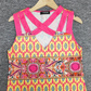 Jasmine – rosafarbenes minikleid mit gemischtem print