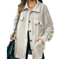 Isabella – fleecejacke mit knopfleiste