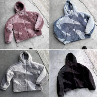 Anton – warme lammwolljacke mit reißverschluss