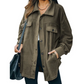Isabella – fleecejacke mit knopfleiste