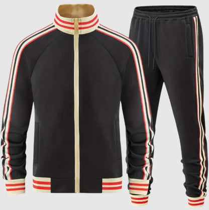 Oscar – gestreifter trainingsanzug und sporthose für herren