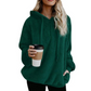 Zera - damen-fleece-sweatshirt mit reibverschluss am ausschnitt