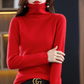 Helena Winter-Chic: Rollkragenpullover aus reiner Wolle für stilvolle Eleganz