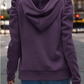 Anzu – kapuzenpullover aus baumwolle mit puffärmeln