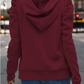 Anzu – kapuzenpullover aus baumwolle mit puffärmeln