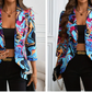 Susannah - lebhafter blazer mit abstraktem aufdruck