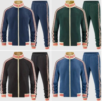 Oscar – gestreifter trainingsanzug und sporthose für herren