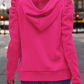 Anzu – kapuzenpullover aus baumwolle mit puffärmeln