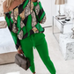 Natalie – set aus oberteil und hose mit aufdruck „not today“.