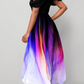 Camila – künstlerisches midikleid mit drapierten armeln