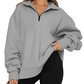 Charlotte – sweatshirt mit kragen für damen