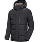 Justin - herren-winterjacke mit abnehmbarer kapuze
