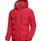 Justin - herren-winterjacke mit abnehmbarer kapuze