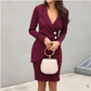 Emily – elegantes cocktailkleid mit knöpfen