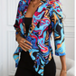Susannah - lebhafter blazer mit abstraktem aufdruck