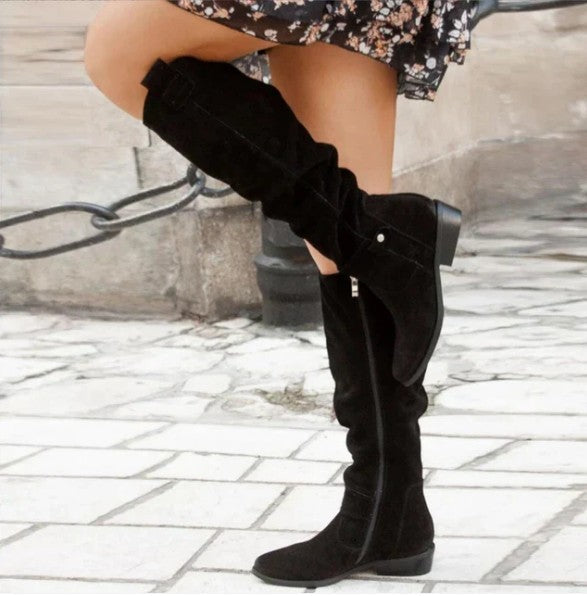 Ophira – kniehohe stiefel im modernen stil