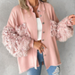 Isabella – kontrast-paillettenjacke für den frühling