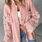 Isabella – kontrast-paillettenjacke für den frühling