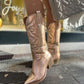Gracie - elegante metallische cowboylatschen