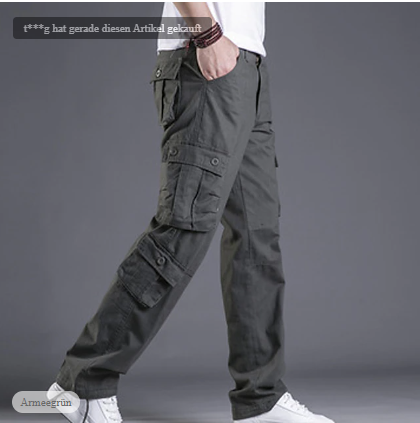 David – stylische cargohose für herren