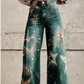 Anzhela – weite hose mit buntem print