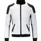 Gepolsterte Motorradjacke aus Kunstleder