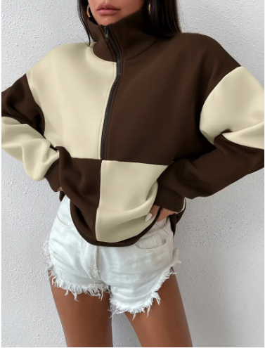 Gemütliches sweatshirt mit farbblöcken von Kali