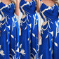 Elizabeth – jumpsuit mit weitem bein und tropischem print