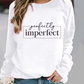 Ember-baumwollpullover mit grafischen drucken