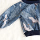Ela - damen-sweatshirt mit puffärmeln