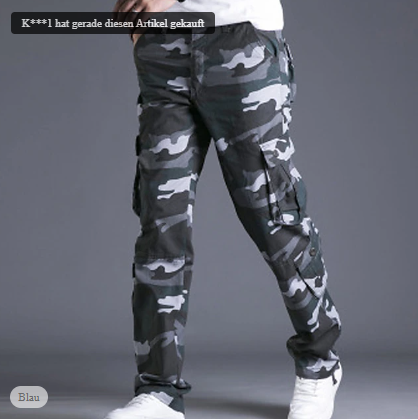 David – stylische cargohose für herren
