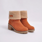 Warm gefütterte damenstiefel für den winter