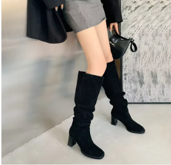Shelly – stiefel mit hohem absatz