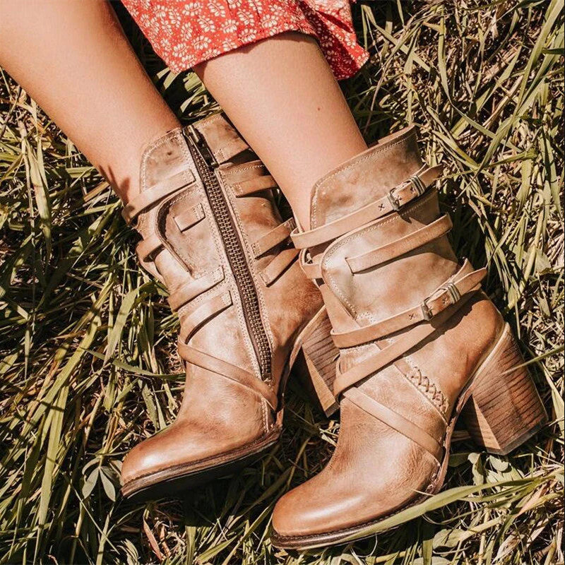 Elegante winterstiefel aus leder für damen – wärme und stil perfekt vereint