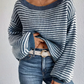 Athena - strickpullover mit abgesenkten schultern
