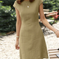Elegantes sommerkleid mit zarten armeln