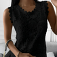 Valerie - elegante spitzenbluse ohne armel
