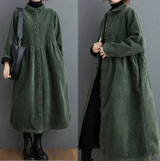 Zoëla – warmer und langer mantel für herbst und winter