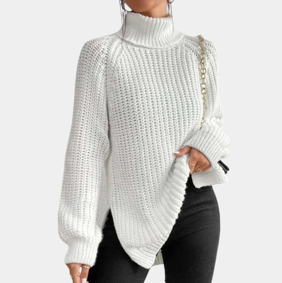 Madeleine – luxuriöser weicher rollkragenpullover für damen
