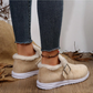 Gemütliche flache schneestiefel für stilvollen winterkomfort für frauen